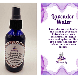 Lavender Water – Skin-Soothing & Calming Mist – 2 oz