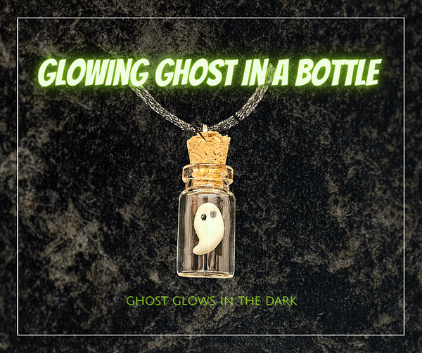Glowing Ghost in a Bottle